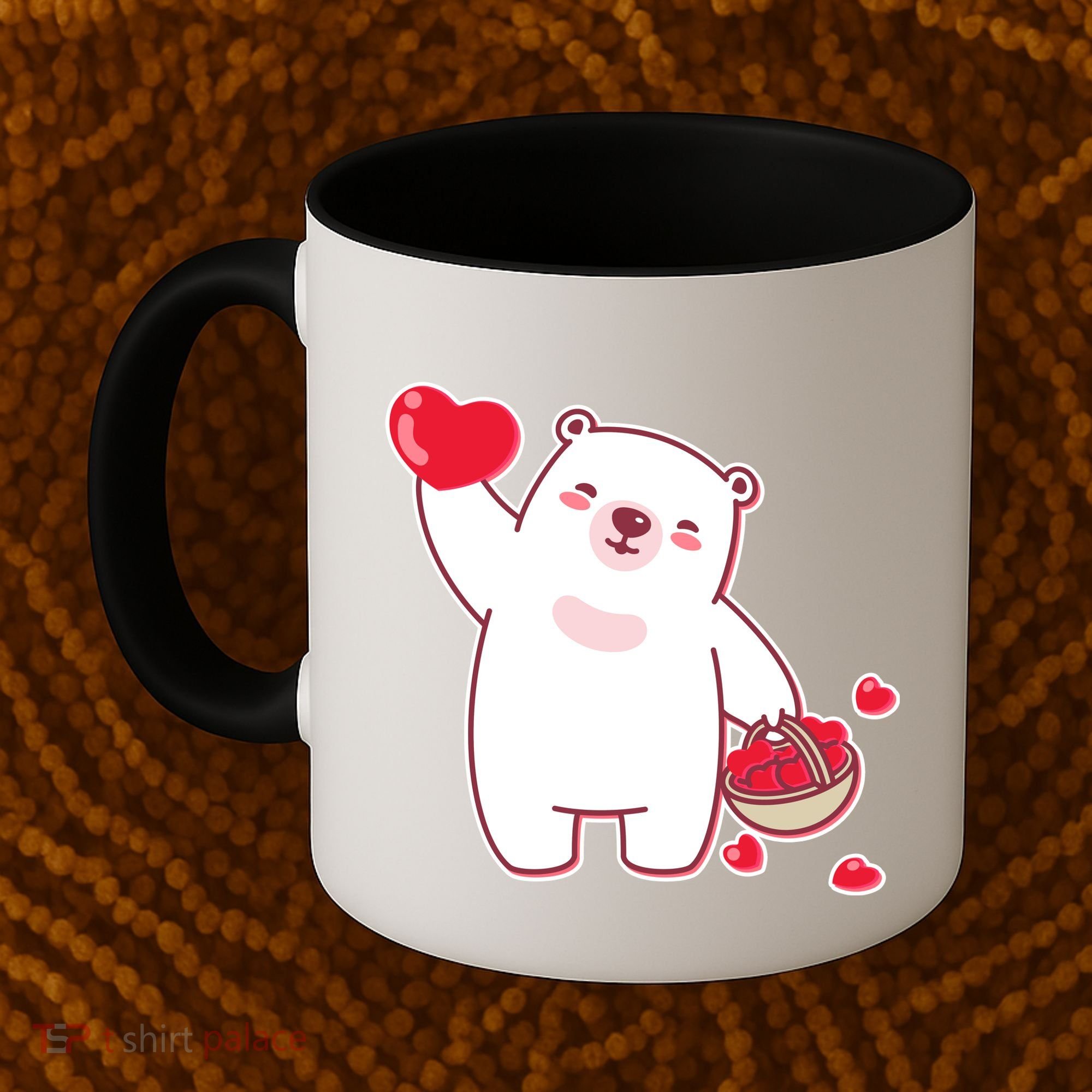 Polar Bear Cute Valentines Day Love Coffee Mug