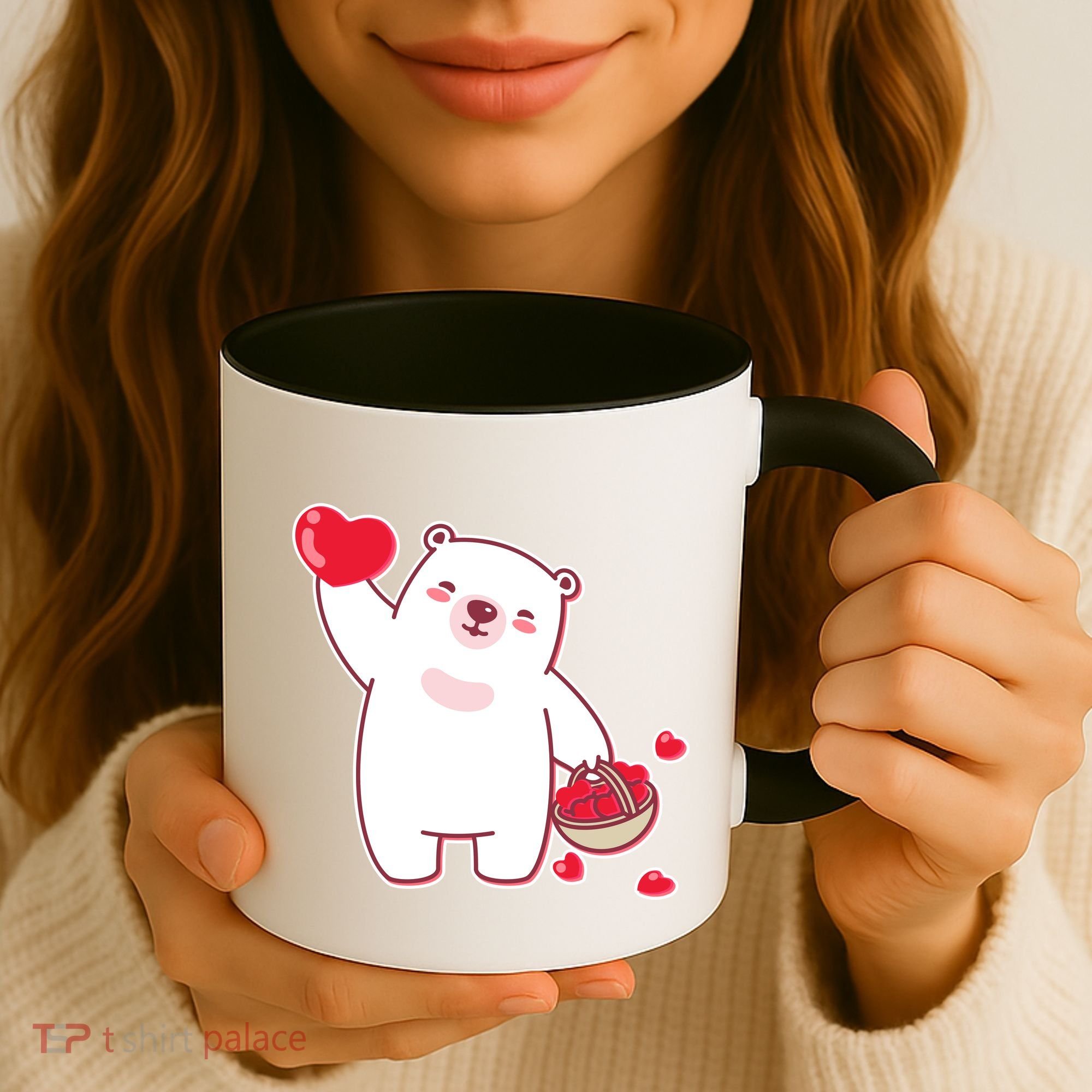 Polar Bear Cute Valentines Day Love Coffee Mug