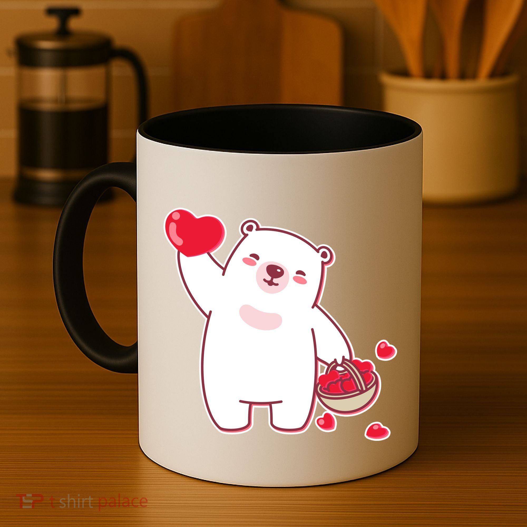 Polar Bear Cute Valentines Day Love Coffee Mug
