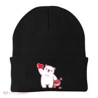 Polar Bear Cute Valentines Day Love Beanie thumb 0