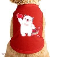 Polar Bear Cute Valentines Day Love Doggie Tank thumb 0