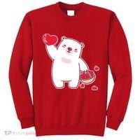 Polar Bear Cute Valentines Day Love Sweatshirt thumb 0