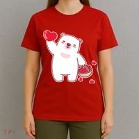 Polar Bear Cute Valentines Day Love T-Shirt thumb 4