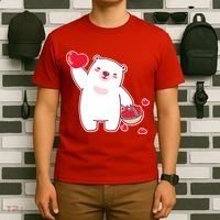 Polar Bear Cute Valentines Day Love T-Shirt thumb 6