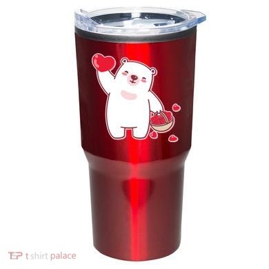 Polar Bear Cute Valentines Day Love Tumbler
