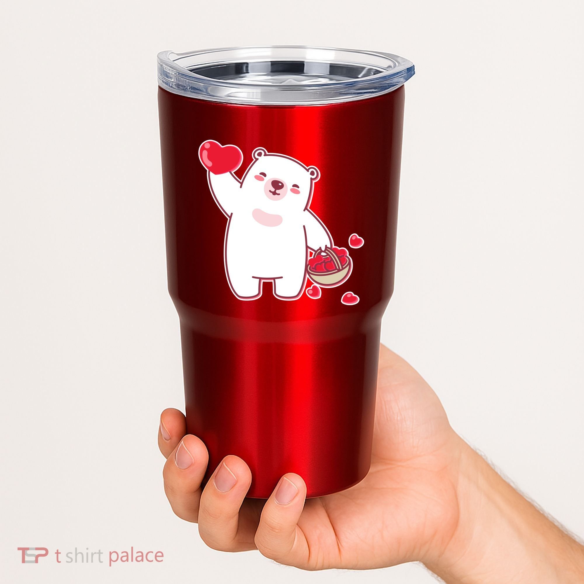 Polar Bear Cute Valentines Day Love Tumbler