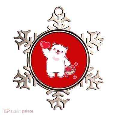 Polar Bear Cute Valentines Day Love Ornament