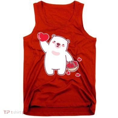 Polar Bear Cute Valentines Day Love Tank Top