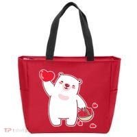 Polar Bear Cute Valentines Day Love Tote Bag thumb 0