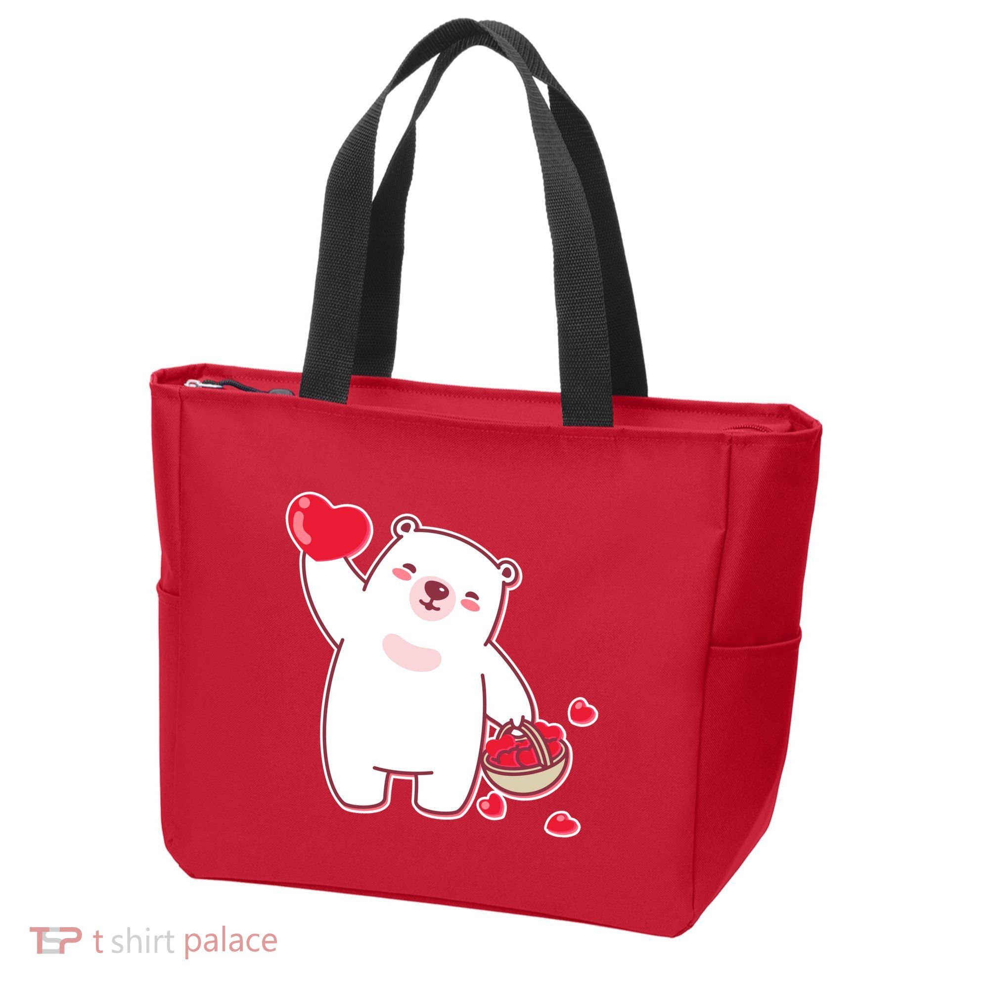 Polar Bear Cute Valentines Day Love Tote Bag