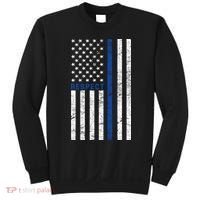 Police American Flag Respect The Blue Sweatshirt thumb 0