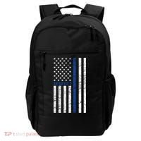 Police American Flag Respect The Blue Backpack thumb 0