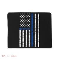 Police American Flag Respect The Blue Mousepad thumb 0