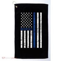 Police American Flag Respect The Blue Golf Towel thumb 0