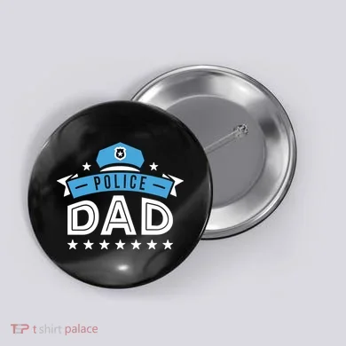 Police Dad Button