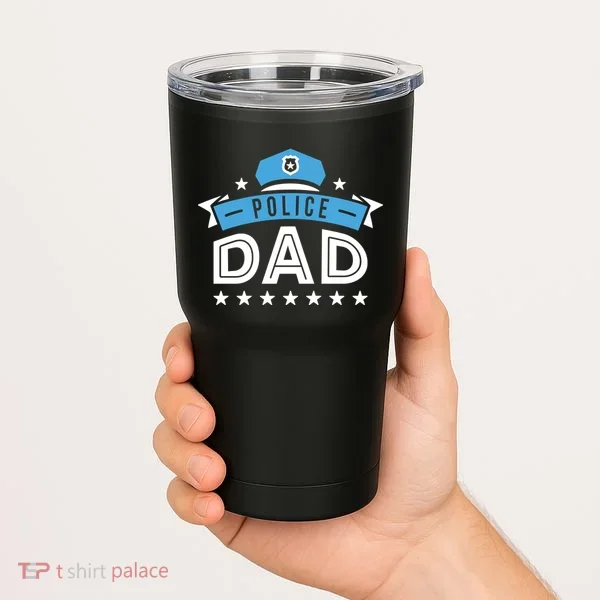 Police Dad Tumbler