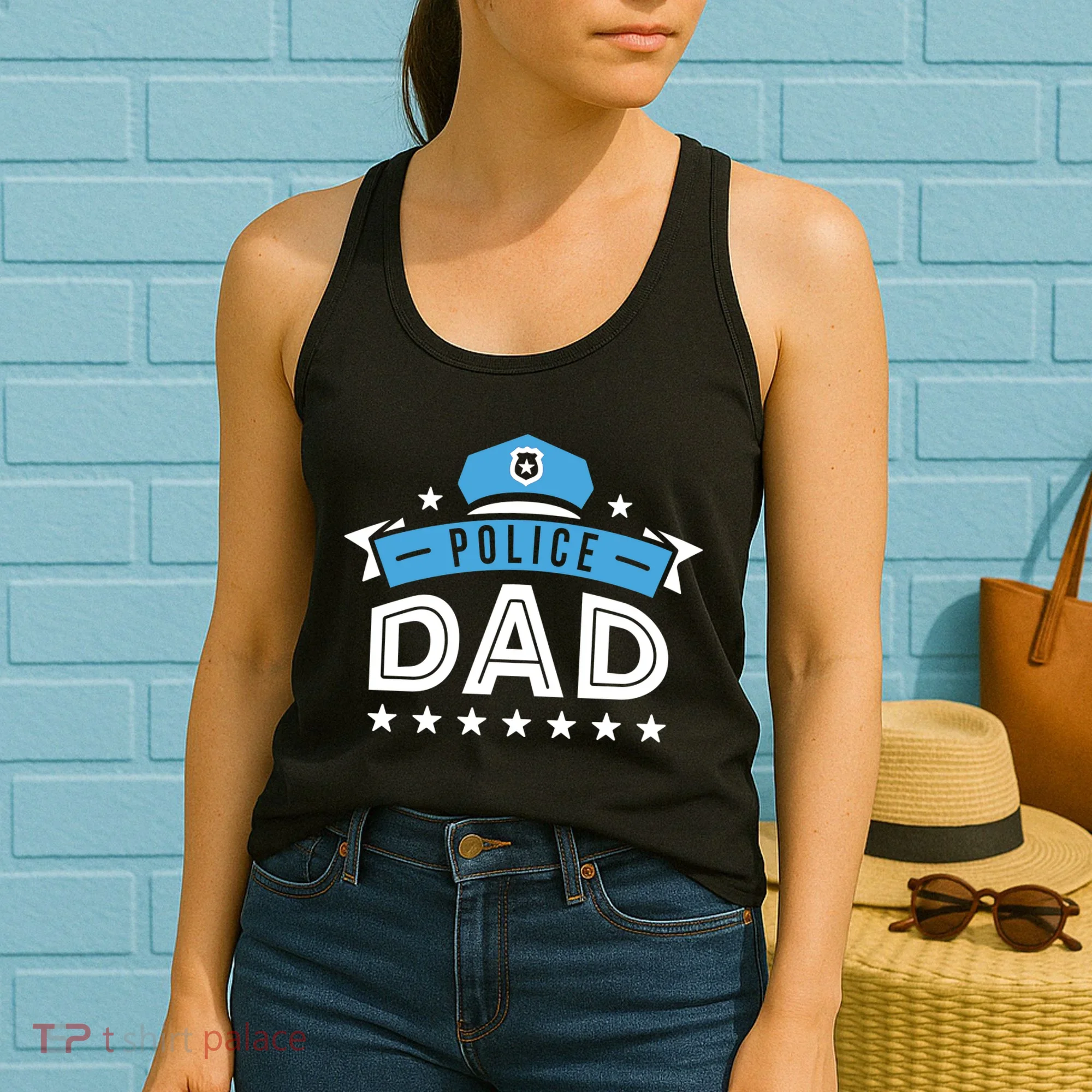Police Dad Women's Tank Top