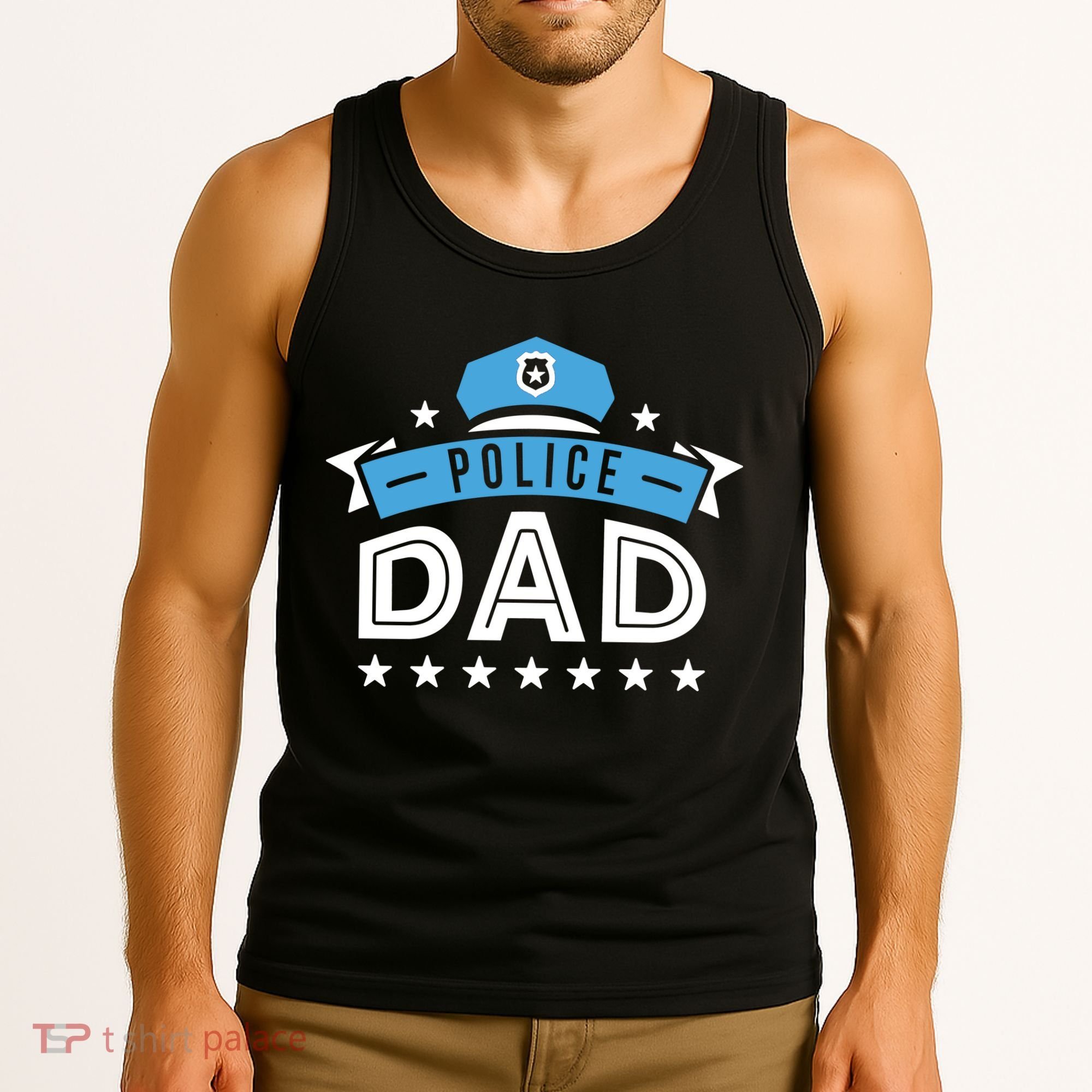 Police Dad Tank Top