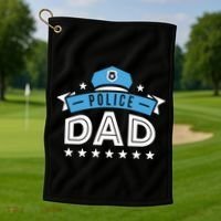 Police Dad Golf Towel thumb 1