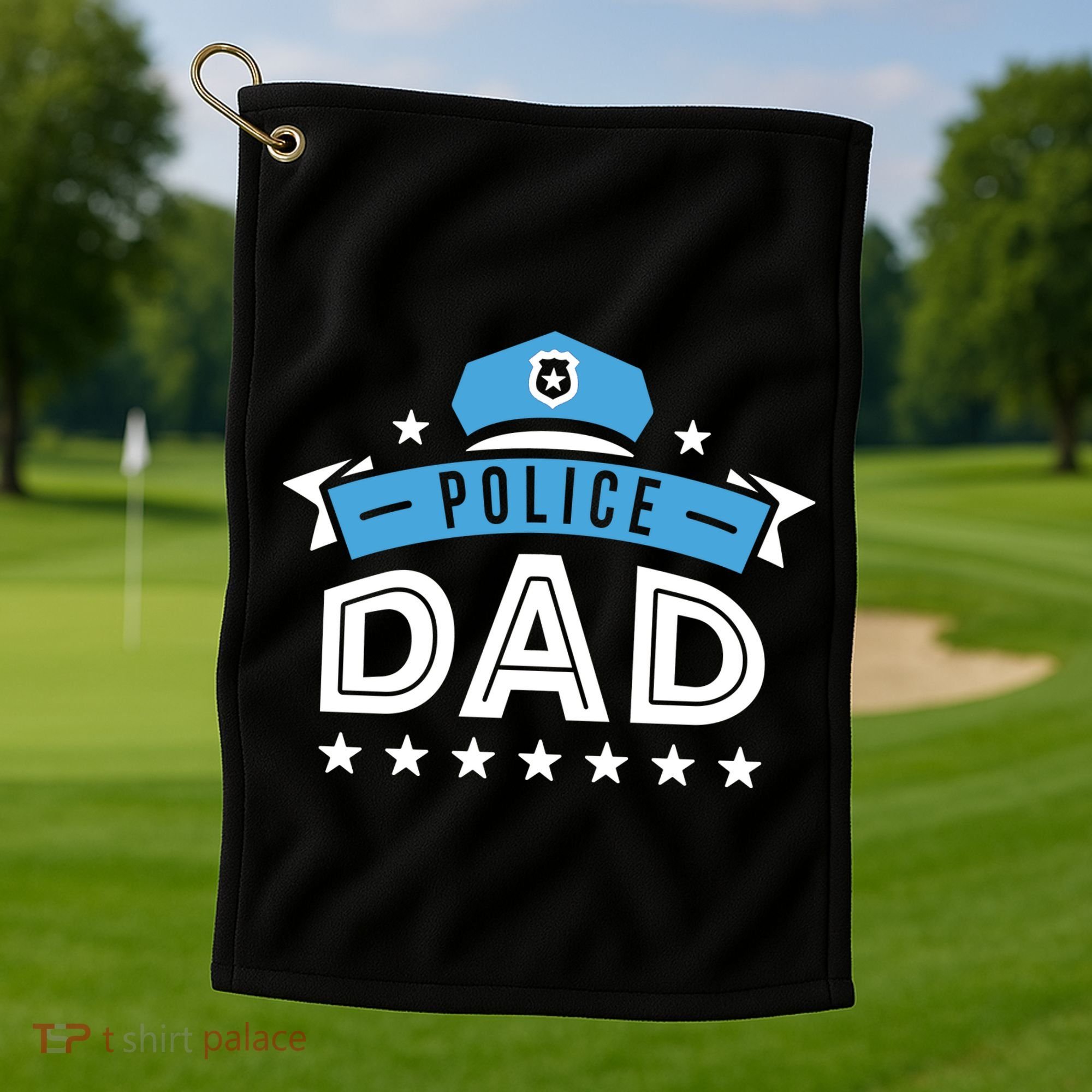 Police Dad Golf Towel