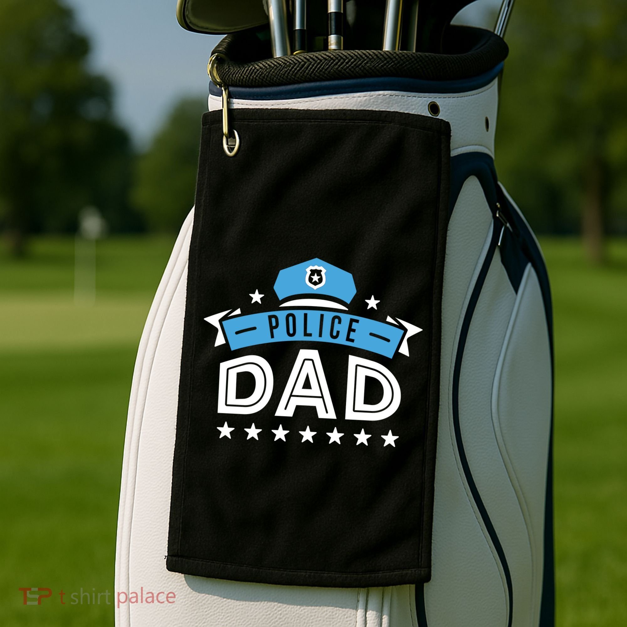 Police Dad Golf Towel