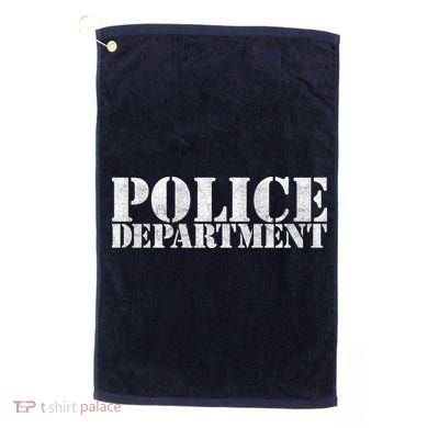 Police Department Logo Golf Towel
