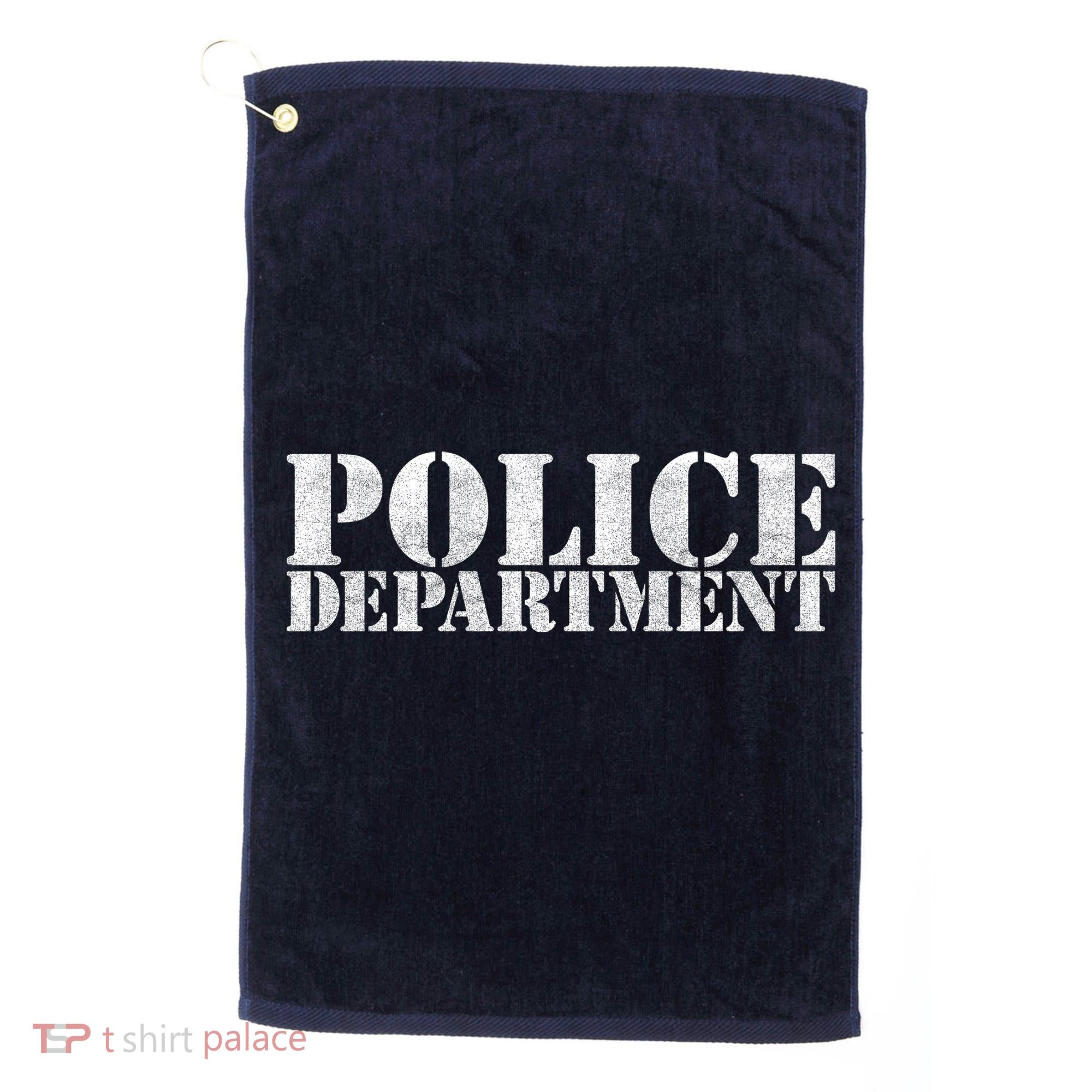 Police Department Logo Golf Towel