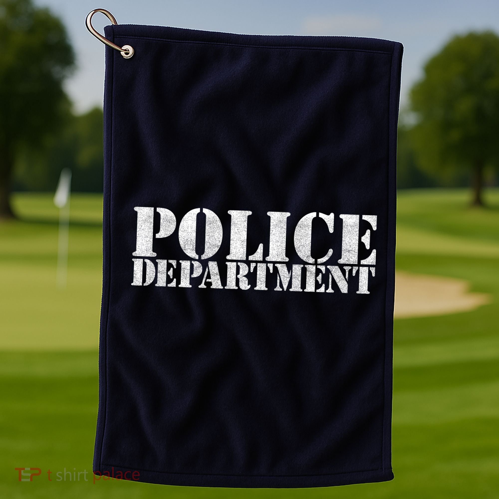 Police Department Logo Golf Towel
