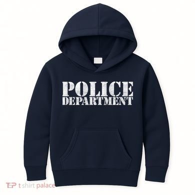 Police Department Logo Kids Hoodie