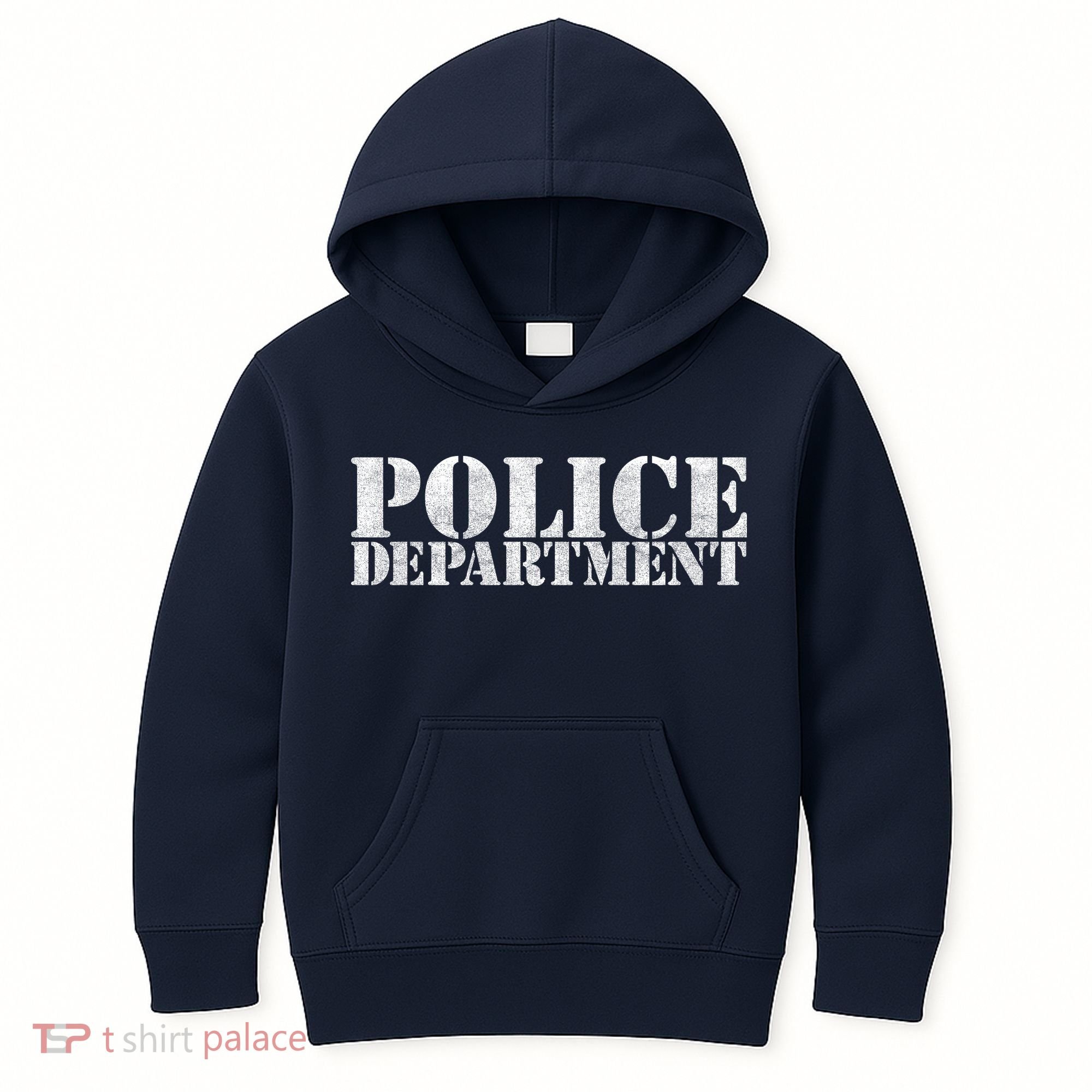 Police Department Logo Kids Hoodie
