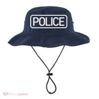 Police Distressed Logo Bucket Hat thumb 0