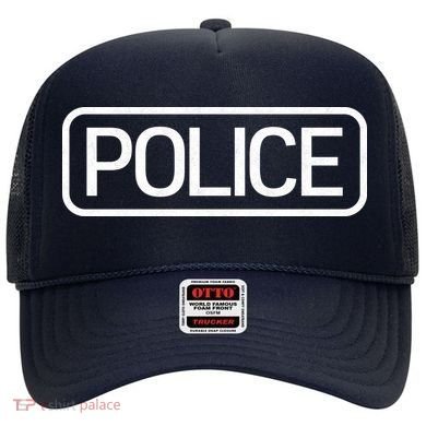 Police Distressed Logo Hat