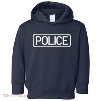 Police Distressed Logo Toddler Hoodie thumb 0