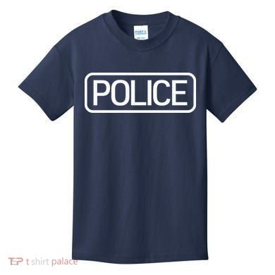 Police Distressed Logo Kids T-Shirt