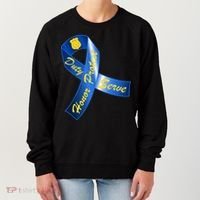 Police Duty Honor Protect Serve Ribbon Women's Sweatshirt thumb 0