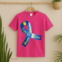Police Duty Honor Protect Serve Ribbon T-Shirt thumb 2