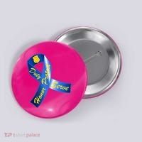 Police Duty Honor Protect Serve Ribbon Button thumb 0