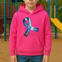 Police Duty Honor Protect Serve Ribbon Kids Hoodie thumb 2