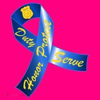 Police Duty Honor Protect Serve Ribbon Kids Hoodie thumb 5