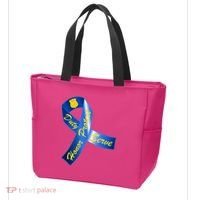 Police Duty Honor Protect Serve Ribbon Tote Bag thumb 3