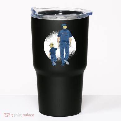 Police Father Tumbler