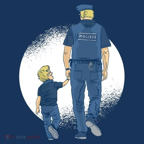 Police Father Doggie Tank