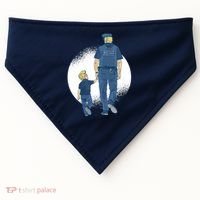 Police Father USA-Made Doggie Bandana thumb 0