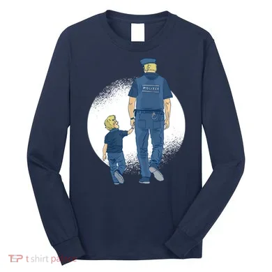 Police Father Long Sleeve Shirt