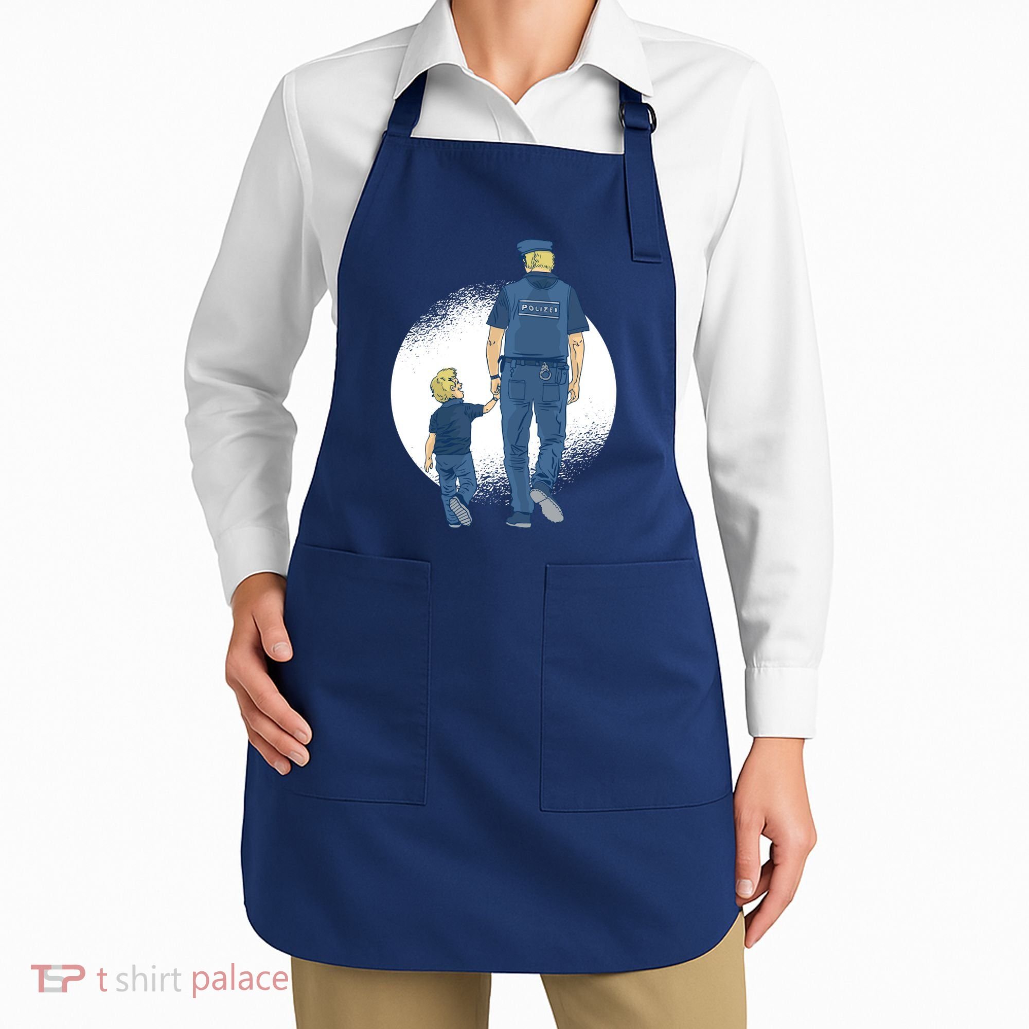 Police Father Apron
