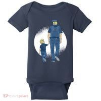 Police Father Baby Bodysuit thumb 0
