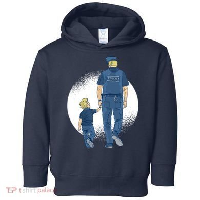 Police Father Toddler Hoodie
