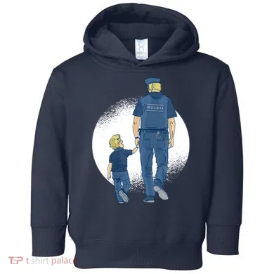 Police Father Toddler Hoodie