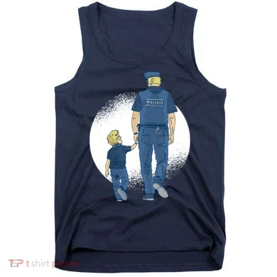 Police Father Tank Top