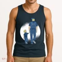 Police Father Tank Top thumb 3
